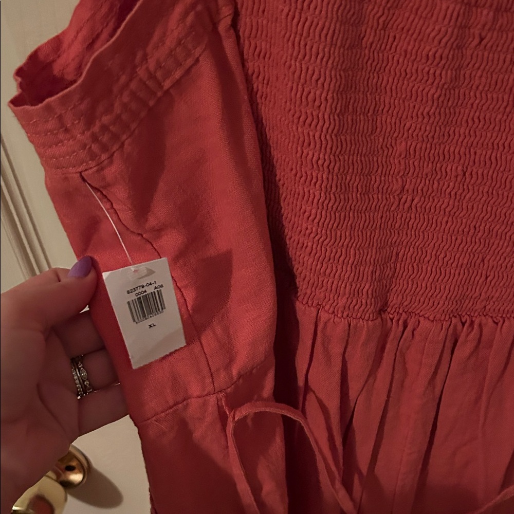Old Navy Coral Mini Dress - Picture 4 of 4